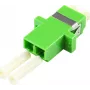 EFB Electronics LC Duplex OM5 šviesolaidinis movos jungiklis, žalsvai geltonas, keraminė įvorė, SC Simplex korpusas