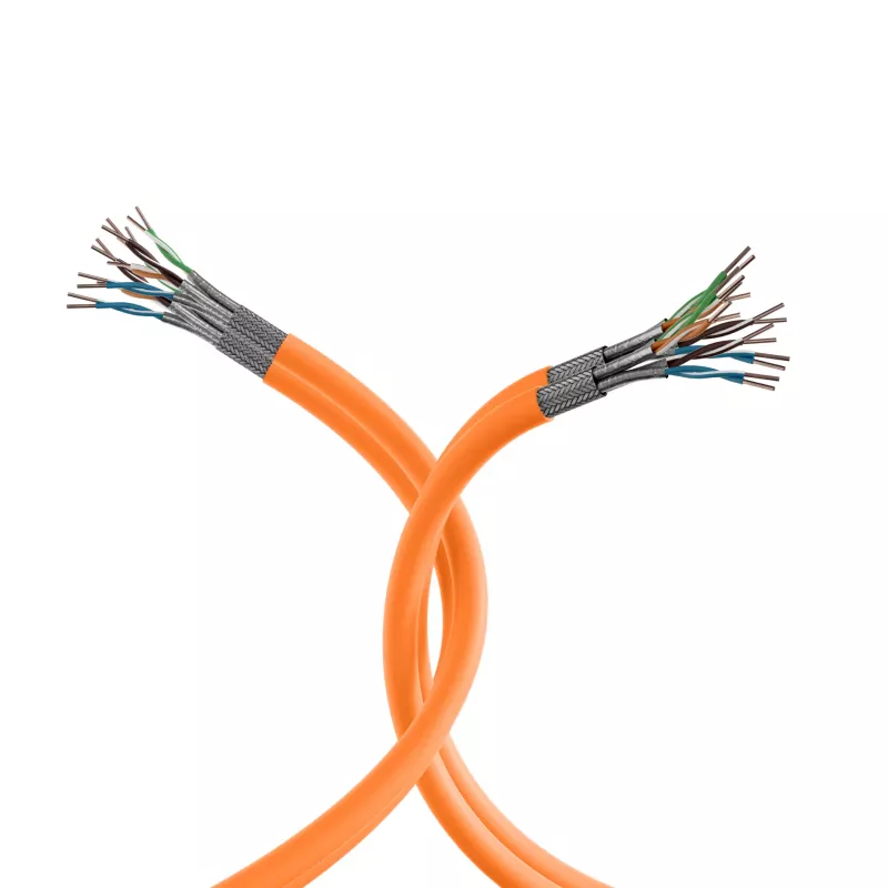EFB Elektronik MK7100DX.500-CPR Cat7a S/FTP LSZH duomenų kabelis 500 m oranžinis