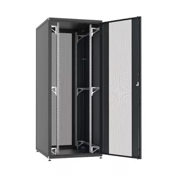 EFB Elektronik PRO 42U 19 Inch Server Cabinet Network Cabinet Jet Black RAL 9005 800x1000mm