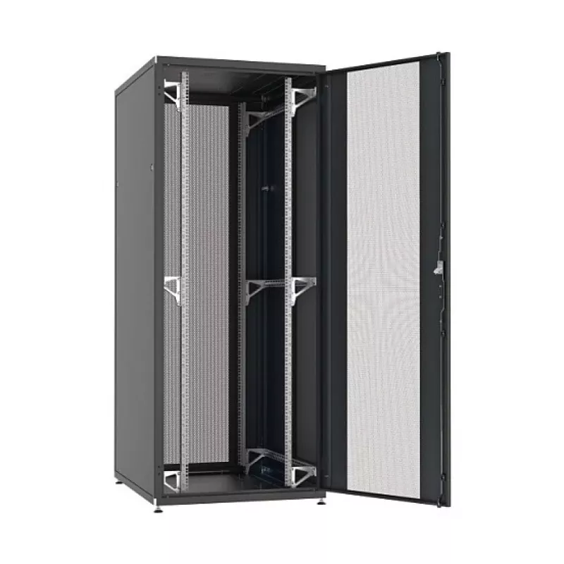 EFB Elektronik PRO 42U 19 Inch Server Cabinet Network Cabinet Jet Black RAL 9005 800x1000mm