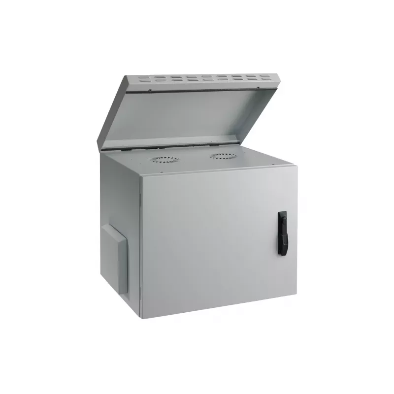 EFB Elektronik 19 inch sieninis korpusas IP55 9U stiklinės durys gylis 600 mm RAL7035