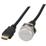 EFB Elektronik IP67 HDMI įmontuojamas lizdas, M25, HDMI A-A lizdas-kištukas, techninės priežiūros prievadas, laikymo virvutė, 1,0 m