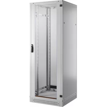 EFB Elektronik PRO 42HE tinklo spintos komplektas 800x800mm RAL7035 su 2 ventiliatorių bloku, maitinimo kabeliu, pagrindu