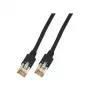 EFB Electronics RJ45 Patch Cable Cat.5e F/UTP LSZH Draka UC300 TM11 Black 0.15m