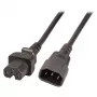 EFB Electronics Karštų prietaisų ilginimo laidas C14 180° - C15 180° Juodas 3 m 3 x 1,00 mm² VDE (EK585.3V2)