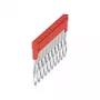 Weidmüller ZQV 1.5N/10 RD Cross-Connector, 10-Pole, 1,5 mm², Red, Wemid, 20 Pieces