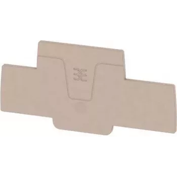 Weidmüller AEP 2T 2.5 galinė plokštelė, smėlio spalvos, skirta A2T 2.5 gnybtų blokams, 20 vnt.