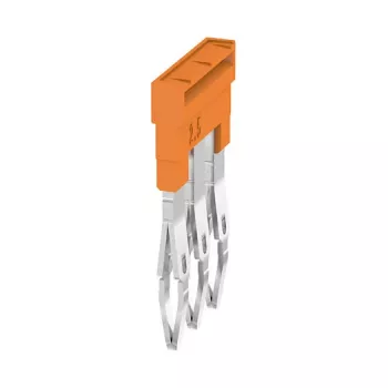 Weidmüller ZQV 2.5N 3 skersinis jungiklis, A serija, 2,5 mm², 3 polių, oranžinis