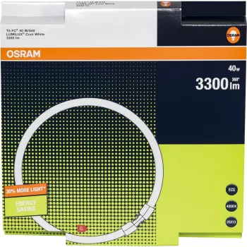 OSRAM LUMILUX T5 FC Apvali fluorescencinė lempa 40W 840 Šalta balta 2GX13