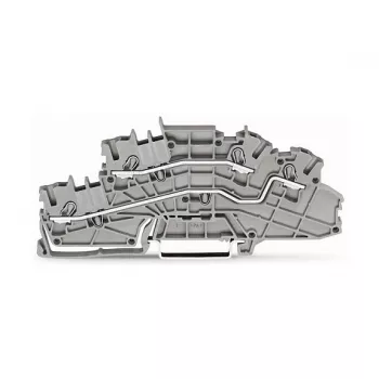 WAGO 2003-6642 Praeinanti gnybtų jungtis, TOPJOB® S, 2 laidininkai, 4 mm², pilka, 800 V, 24 A
