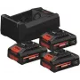 BOSCH 0615V0005X 3x GBA 18V 4.0Ah Professional Batteries + GAL 18V-80 Professional Charger