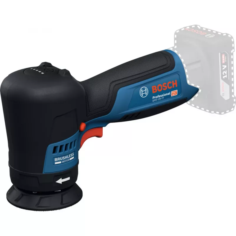 BOSCH POWERTOOLS Poliruoklis GPX 12 Volt 77 (Dėžutėje)