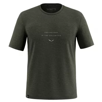 Salewa Eagle Eitd AM T-Shirt - Dark Olive - Size XL