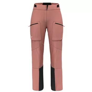 Salewa Sella 3L PTX Pant Moteriškos Slidinėjimo Kelnės - Dykumos Rožinė, Dydis M