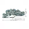 WAGO 2005-7646 Praeinamoji gnybtų jungtis, 3 laidininkai, 400V, 24A, 2,5mm², pilka