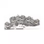 WAGO 2005-7646 Praeinamoji gnybtų jungtis, 3 laidininkai, 400V, 24A, 2,5mm², pilka