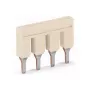 WAGO 2006-403 Praeinamoji gnybtų jungtis, 41 A, 6 mm², pilka