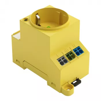 WAGO Valdymo spintos lizdas 709-582 Geltonas 1 vnt.