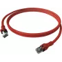 EASYLAN saCon DualBoot Patch Cable S/FTP Red 10m Cat.6A