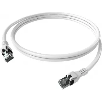 EasyLan saCon DualBoot Patch Cable S/FTP White 3.00m Cat.6A