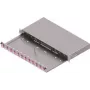 ZVK EasyLan Skaidulinės optikos paskirstymo skydas Basic LSB0B224 C klasė 1U 12 prievadų 12x LC-Duplex OM4