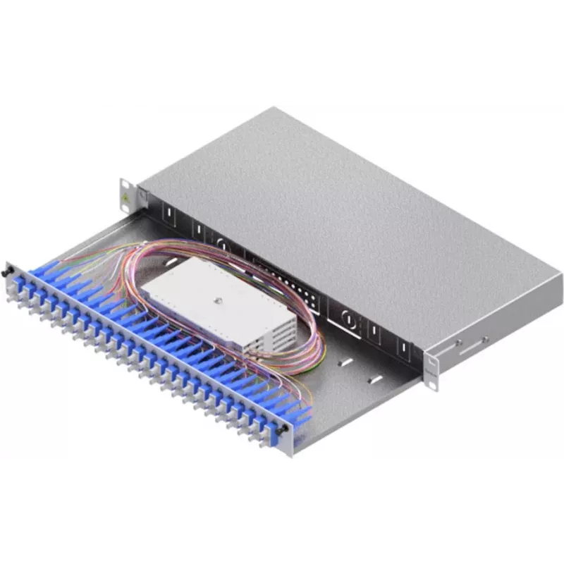 EASYLAN LSB1C225 Šviesolaidžių sujungimo korpusas Basic 1U 24x SC-Duplex OS2 ištraukiamas