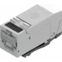 ZVK EasyLan fixLink Pro RJ45 Keystone modulis Cat.6A ekranuotas 10GbE be įrankių