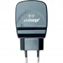 Bachmann EU Plug AirCharge belaidis įkroviklis - Qi 5W - baltas