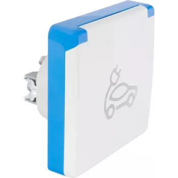 BACHMANN Schuko automatinis įkrovimo lizdas, įleidžiamas, juodas