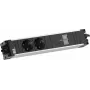 Bachmann STEP ALU stalinis maitinimo blokas 2x Schuko 1x USB-C 100W aliuminis