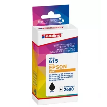 EDDING EDD-615 Juodas spausdintuvo kasetė, suderinama su EPSON 35XL T3591XL
