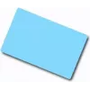 ARTDEV tuščia PVC kortelė - 86 x 54mm 30mil 0.76mm šviesiai mėlyna