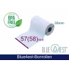 ARTDEV Terminė popieriaus ritinėlis - 57x35x12 B/D max./K balta 14m Blue4est Blue