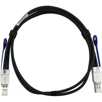 BLUEOPTICS HPE J9734AS suderinamas BlueLAN MiniSAS-HD kabelis, pasyvus, 4x Mini-SAS HD (SFF-8644) į 4x Mini-SAS HD (SFF-8644), AWG30, 0,5 metro (J9734AS-BL)
