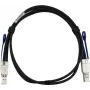 BLUEOPTICS HPE J9734AS suderinamas BlueLAN MiniSAS-HD kabelis, pasyvus, 4x Mini-SAS HD (SFF-8644) į 4x Mini-SAS HD (SFF-8644), AWG30, 0,5 metro (J9734AS-BL)
