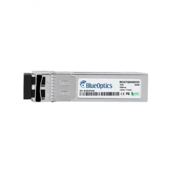 BlueOptics BO27Q856S3D suderinamas Synology SFP28-25G-ESR SFP28 siųstuvas-imtuvas, LC Duplex, 25GBASE-ESR, 25 Gbps, 850 nm, 300 m (OM3) / 400 m (OM4)