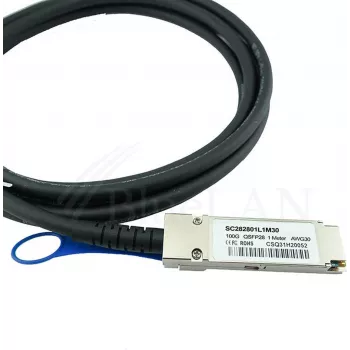 BLUELAN Suderinamas HPE 845418-B21 Tiesioginio Prijungimo Laidas, 100GBASE-CR4, Infiniband EDR, 26AWG, 5 Metrai (845418-B21-BL)