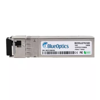 BlueOptics BO55J27610D suderinamas Ruckus 10G-SFPP-BXU-S SFP+ Bidi siųstuvas-imtuvas, LC-Simplex, 10GBASE-B, 10 km