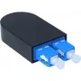 BlueOptics Loopback Adapter SC Duplex Singlemode SM 9/125µm Ceramic Ferrule Blue