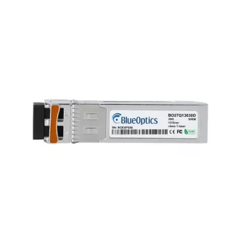 BlueOptics SFP28 25GBASE-ERL 30km LC Duplex SMF Transceiver Compatible with Ruckus SFP28-25G-ERL
