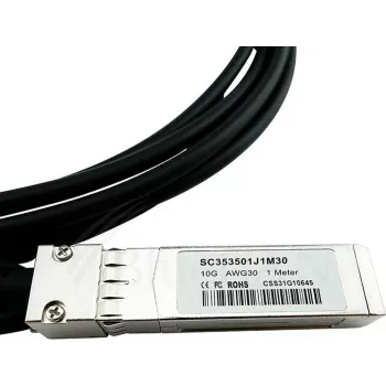 BlueLAN Compatible Juniper JNP-SFP-DAC-50CM 10GBASE-CR Passive SFP+ to SFP+ Direct Attach Cable, 0.5m, AWG30