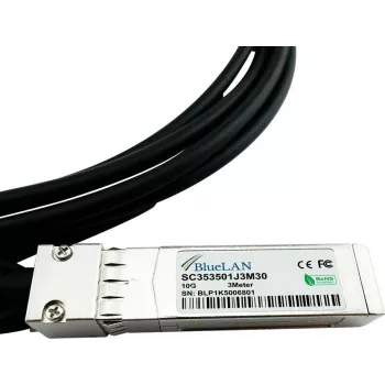 BlueLAN Hirschmann 942 280-002 suderinamas 10G SFP+ pasyvus tiesioginio prijungimo kabelis (DAC) - 3 m