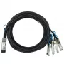 BlueOptics IBM EB4P BlueLAN Passive 100GBASE-CR4 QSFP28 į 4x25GBASE-CR SFP28 Direct Attach Breakout kabelis, 2 m