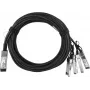 BlueOptics Dell 331-8151 BlueLAN Passive 40GBASE-CR4 QSFP į 4x10GBASE-CR SFP+ Direct Attach Breakout kabelis, 3 m