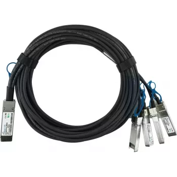 BlueLAN MCP7F00-A001R-BL 100GBASE-CR4 QSFP28 į 4x25GBASE-CR SFP28 pasyvus tiesioginio prijungimo atšakinis kabelis, 1 m