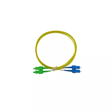 BlueOptics Duplex Fibre Optic Patch Cable SC-UPC/SC-APC Singlemode 1 Metre