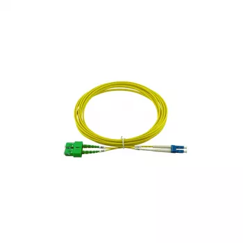 BlueOptics Duplex šviesolaidinis jungiamasis kabelis LC/UPC-SC/APC vienmodis 2 metrai