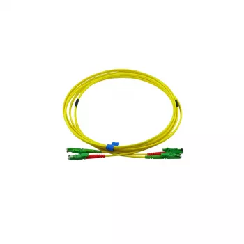 BlueOptics Duplex Fiber Optic Patch Cable E2000-APC to E2000-APC Singlemode 7.5m