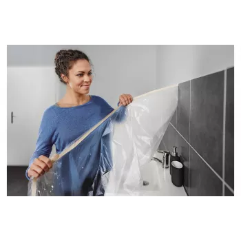 Tesa Easy Cover Economy Refill Maskavimo plėvelė su juosta 33 m x 1,40 m