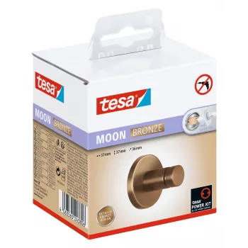 TESA MOON BRONZE Rankšluosčių kabliukas lipnus metalinis 6 kg